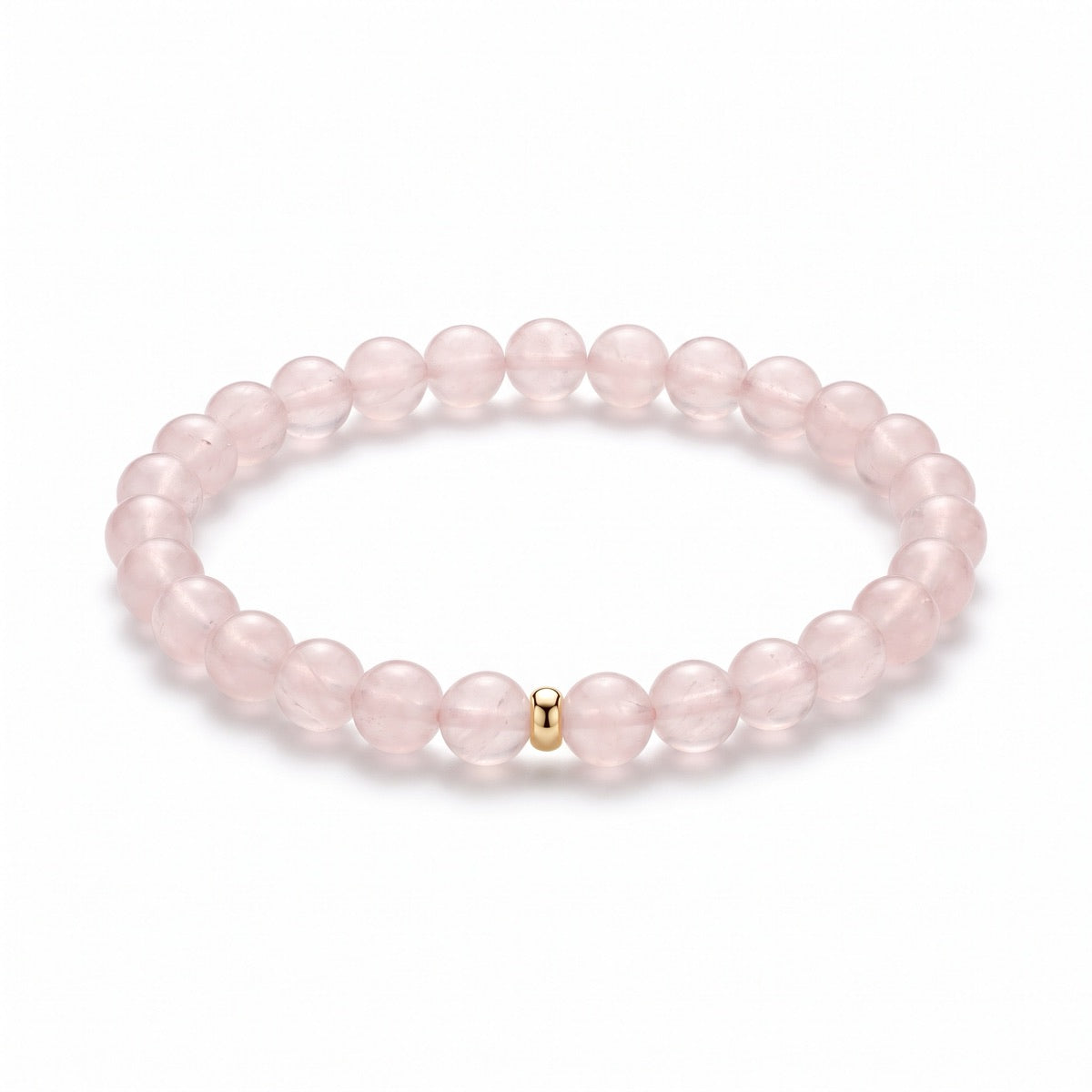 The Tender Heart — Love Bracelet · Rose Quartz