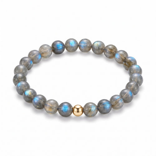 The Aurora — Focus & Clarity Bracelet · Labradorite
